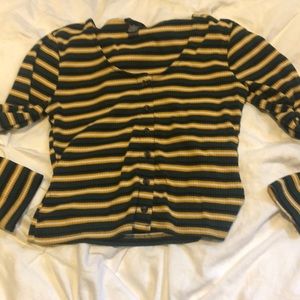 Striped Button Up